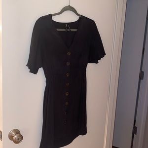 Black zara dress